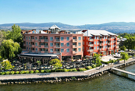 Exterior of Manteo at Eldorado Resort.