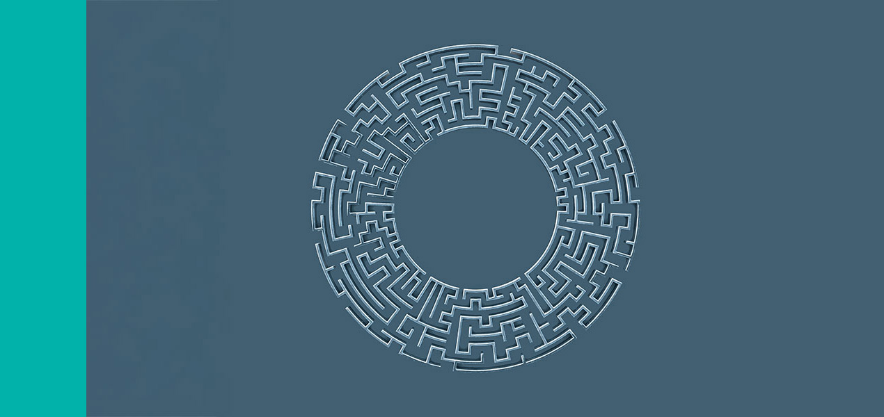 A circle maze.