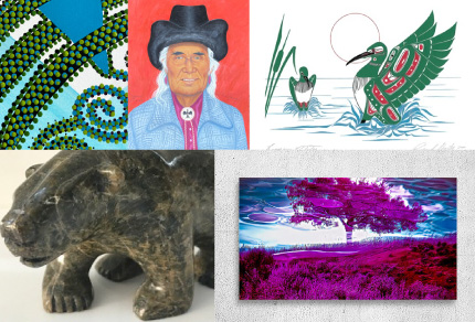A collection of items being sold at the ALF online auction