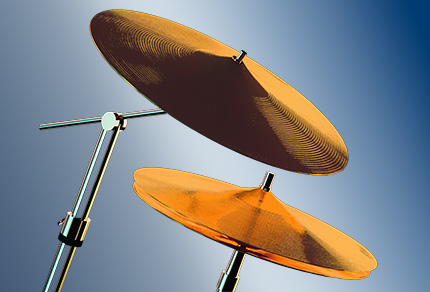 Retro cymbals.